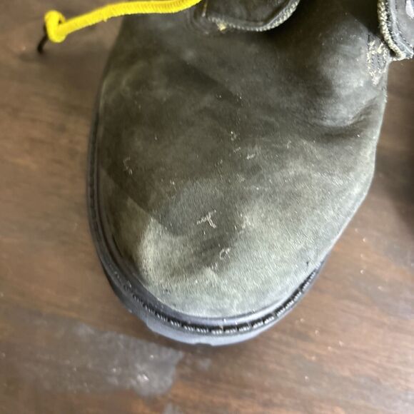 Timberland Premium 6 in Waterproof Boots - Boys Size 7 Black Grey Yellow - Picture 11 of 16